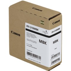 ✅ Canon Cartouche encre PFI-310mbk (2358C001) noir mat couleur Noir en stock