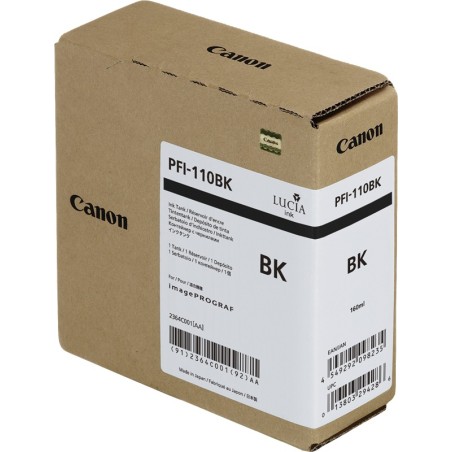 ✅ Canon Cartouche encre PFI-110bk (2364C001) Noir couleur Noir en stock