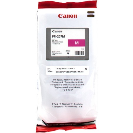 ✅ Canon Cartouche encre PFI-207m (8791B001) magenta couleur magenta en stock