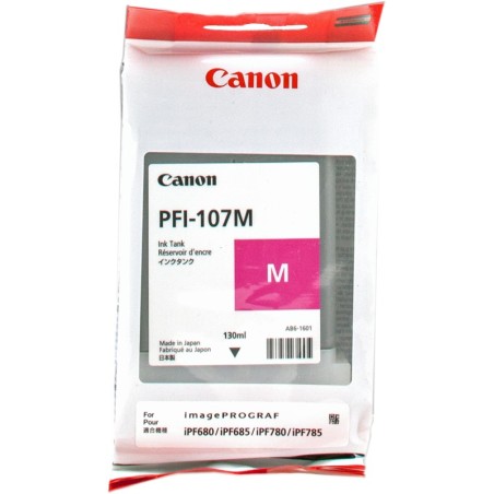 ✅ Canon Cartouche encre PFI-107m (6707B001) magenta couleur magenta en stock