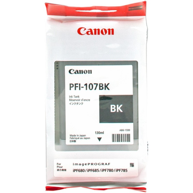 Canon Cartouche encre PFI-107bk (6705B001) noir