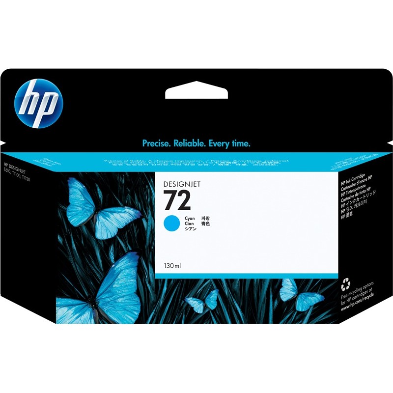 HP Cartouche encre 72 (C9371A) cyan