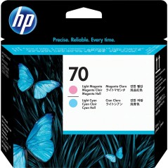 ✅ HP Tête d'impression 70 (C9405A) Cyan clair /magenta clair couleur Cyan clair/magenta clair en stock