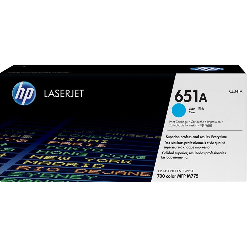 HP Toner 651A (CE341A) cyan HP Toner 651A (CE341A) cyan