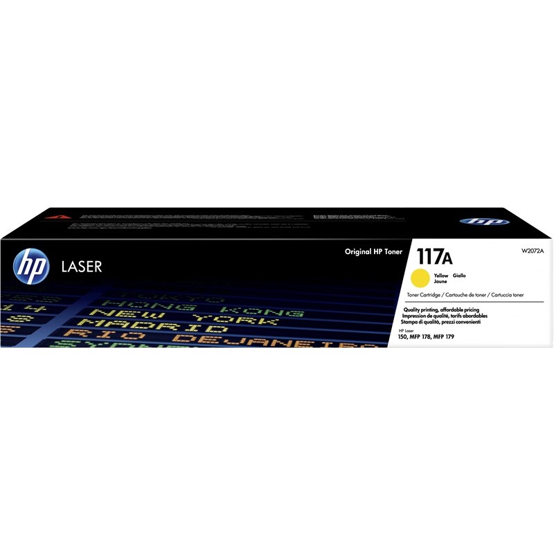 HP Toner 117A (W2072A) Jaune