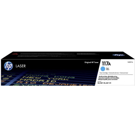 ✅ HP Toner 117A (W2071A) Cyan couleur cyan en stock