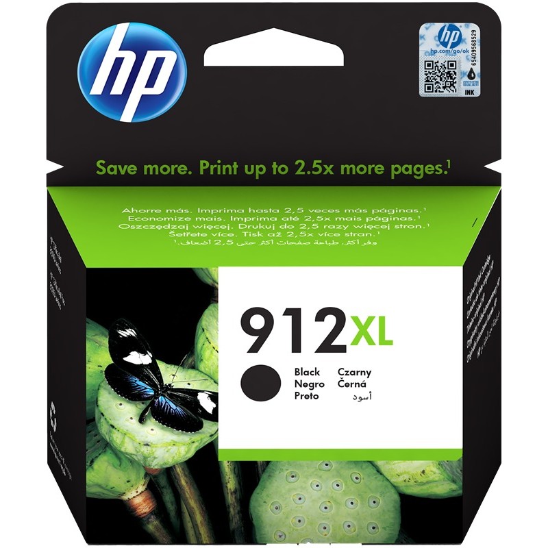 HP Cartouche encre 912 XL (3YL84AE) noir