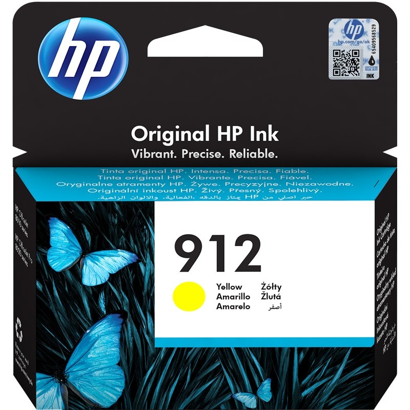 HP Cartouche encre 912 (3YL79AE) jaune