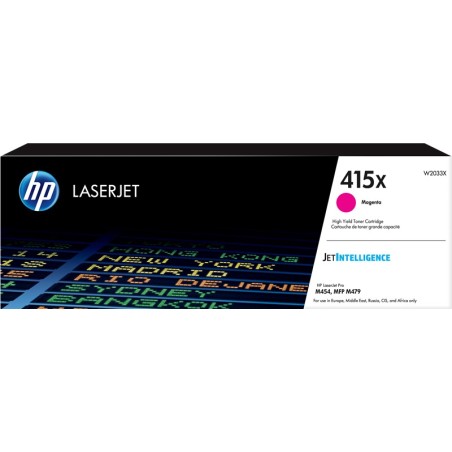 ✅ HP Toner 415X (W2033X) Magenta couleur magenta en stock