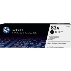 ✅ HP Toner 83A (CF283AD) Multipack Noir couleur Noir en stock