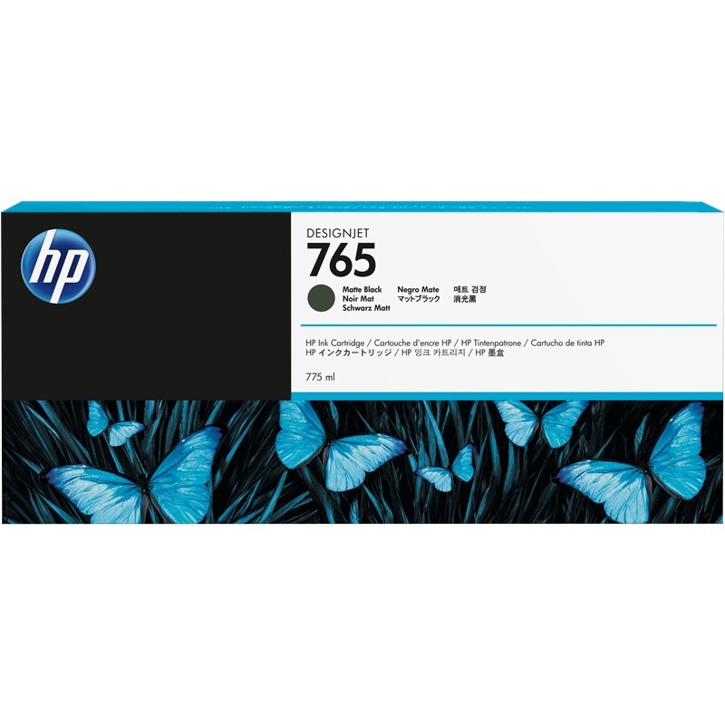 HP Cartouche encre 765 (F9J55A) Noir mat HP Cartouche encre 765 (F9J55A) Noir mat