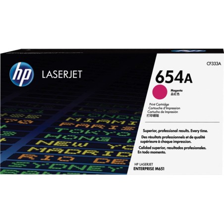 ✅ HP Toner 654A (CF333A) magenta couleur magenta en stock