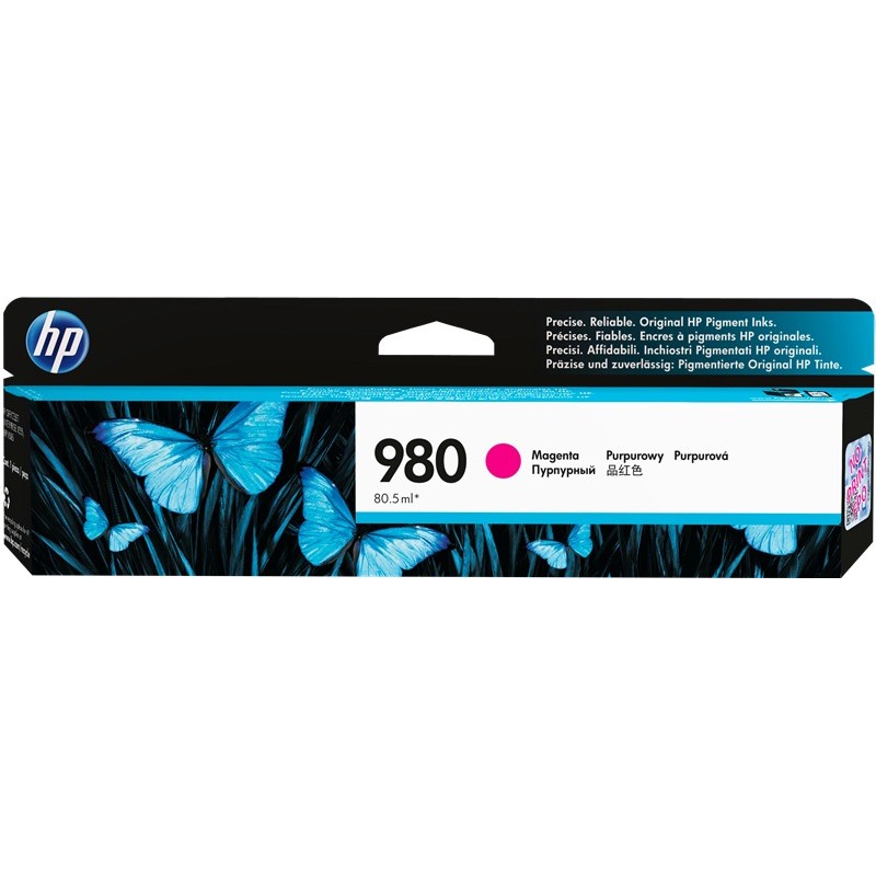 HP Cartouche encre 980 (D8J08A) magenta HP Cartouche encre 980 (D8J08A) magenta