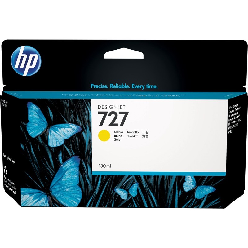 HP Cartouche encre 727 (B3P21A) jaune