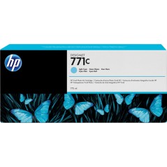 ✅ HP Cartouche encre 771C (B6Y12A) Cyan clair couleur cyan clair en stock
