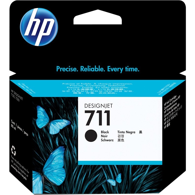 HP Cartouche encre 711 (CZ133A) noir