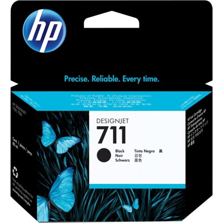 ✅ HP Cartouche encre 711 (CZ133A) noir couleur Noir en stock