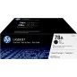 HP Multipack 78A (CE278AD) Noir