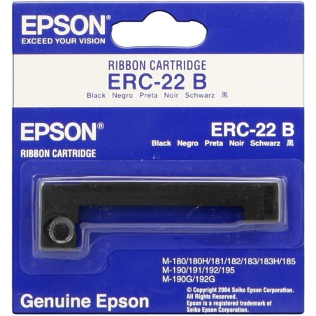 ✅ Epson ERC-22B (C43S015358) ruban couleur Noir en stock