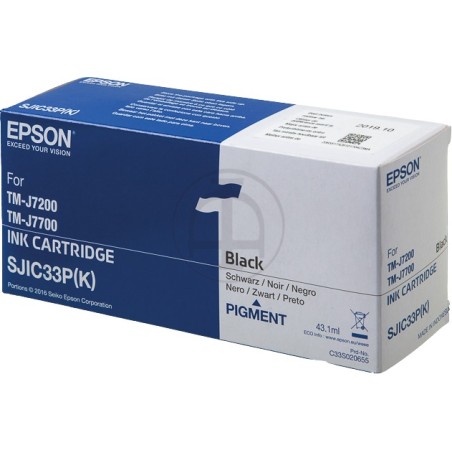 ✅ Epson cartouche encre SJIC33P(K) noir couleur Noir en stock