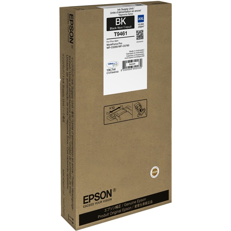 Epson cartouche encre T9461 (C13T946140) noir