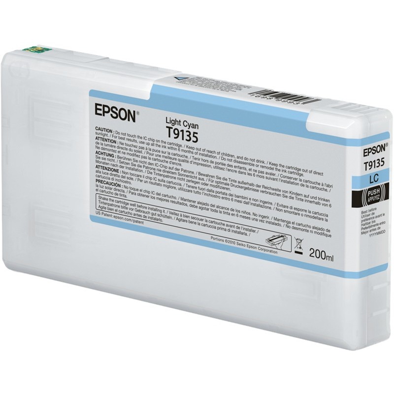 Epson cartouche encre T9135 (C13T913500) cyan clair