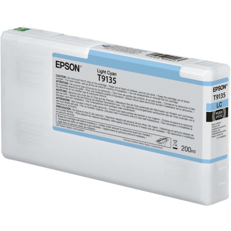 ✅ Epson cartouche encre T9135 (C13T913500) cyan clair couleur cyan clair en stock