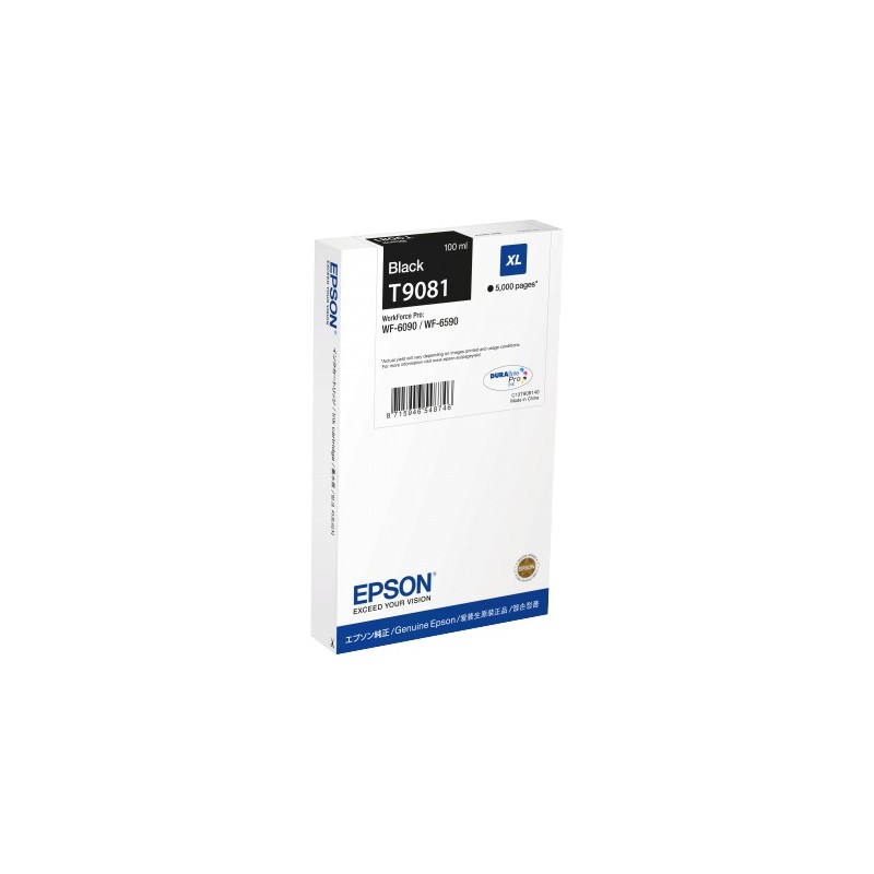 Epson cartouche encre T9081 (C13T908140) noir Epson cartouche encre T9081 (C13T908140) noir