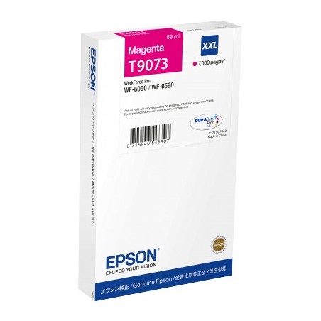 ✅ Epson cartouche encre T9073 (C13T907340) magenta couleur magenta en stock