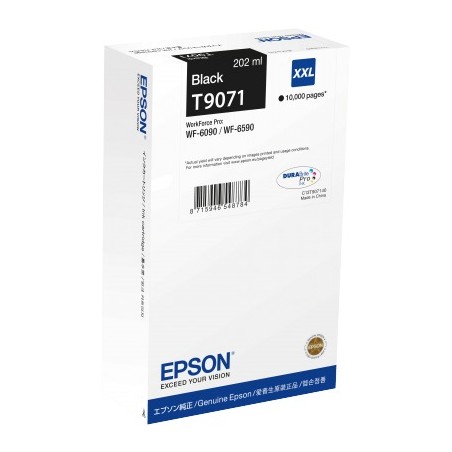 ✅ Epson cartouche encre T9071 (C13T907140) noir couleur Noir en stock