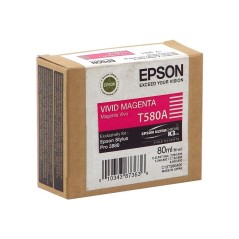 ✅ Epson cartouche encre T580A (C13T580A00) magenta couleur magenta en stock
