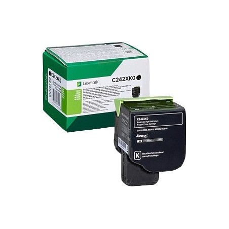 ✅ Lexmark C242XK0 toner noir couleur Noir en stock