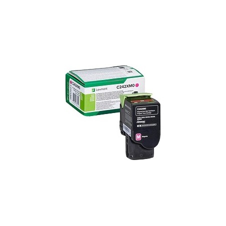 ✅ Lexmark C242XM0 toner magenta couleur magenta en stock