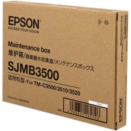 ✅ Epson C33S020580 (SJMB3500) Unité de maintenance couleur Autre en stock
