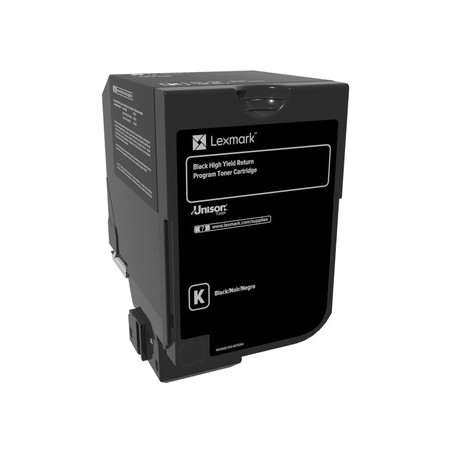 ✅ Lexmark toner 74C2HK0 noir couleur Noir en stock