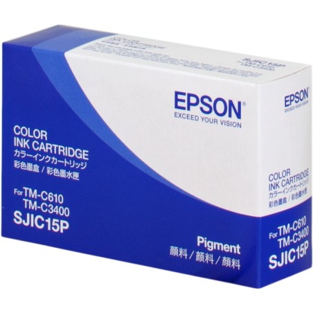 ✅ Epson cartouche encre SJIC15P (C33S020464) couleur couleur couleur en stock