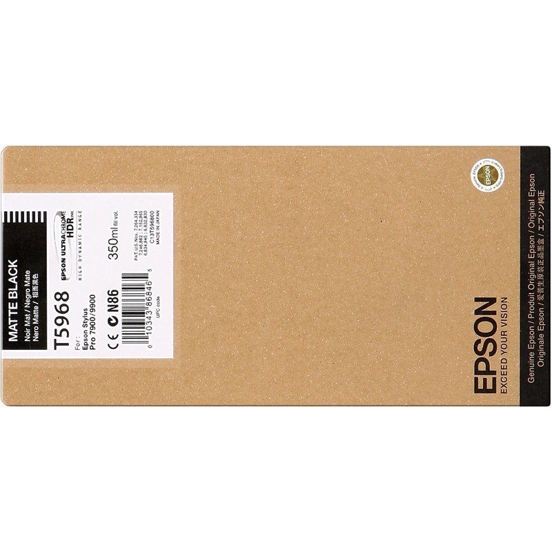 Epson cartouche encre T5968 (C13T596800) noir mat Epson cartouche encre T5968 (C13T596800) noir mat