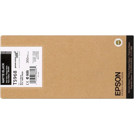 ✅ Epson cartouche encre T5968 (C13T596800) noir mat couleur Noir en stock