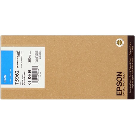 ✅ Epson cartouche encre T5962 (C13T596200) cyan couleur cyan en stock