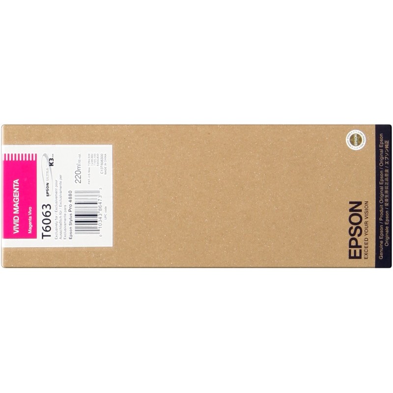 Epson cartouche encre T6063 (C13T606300) magenta