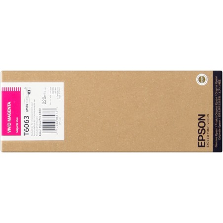 ✅ Epson cartouche encre T6063 (C13T606300) magenta couleur magenta en stock