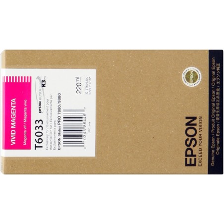 ✅ Epson cartouche encre T6033 (C13T603300) magenta couleur magenta en stock
