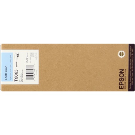 ✅ Epson cartouche encre T6065 (C13T606500) cyan clair couleur cyan clair en stock