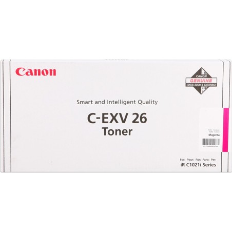 ✅ Canon Toner magenta C-EXV26m (1658B006) couleur magenta en stock