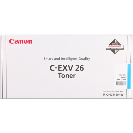✅ Canon Toner cyan C-EXV26c (1659B006) couleur cyan en stock