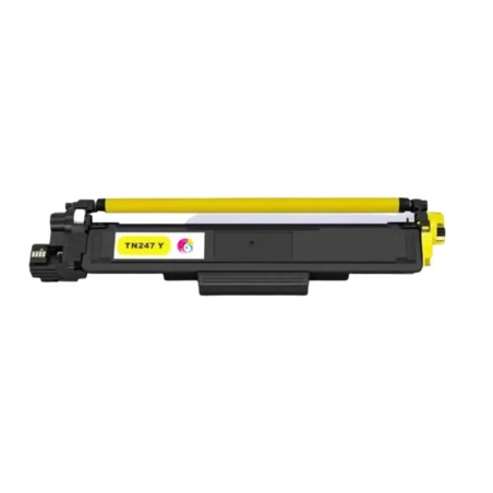 ✅ Toner compatible BROTHER TN-247 Y XL jaune couleur jaune en stock