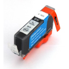 ✅ Cartouche compatible CANON CLI-521BK noir couleur Noir en stock
