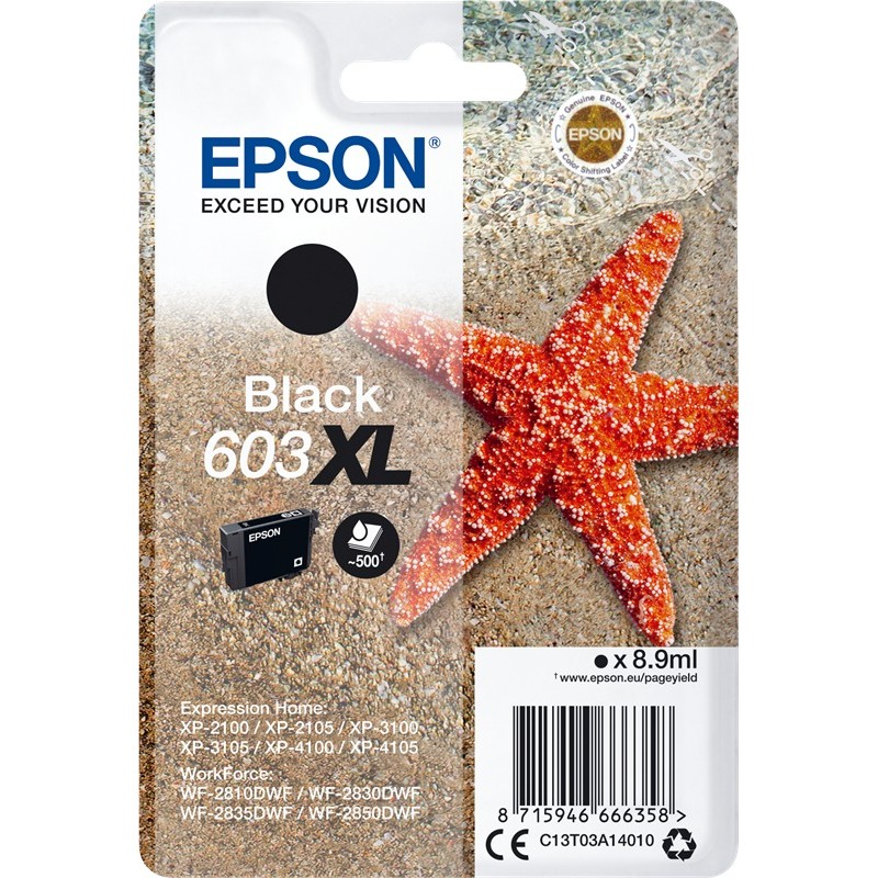 Epson cartouche encre 603 XL noir Epson cartouche encre 603 XL noir