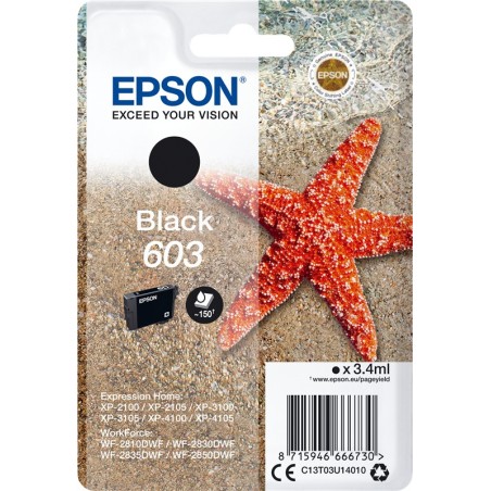 ✅ Epson cartouche encre 603 noir couleur Noir en stock