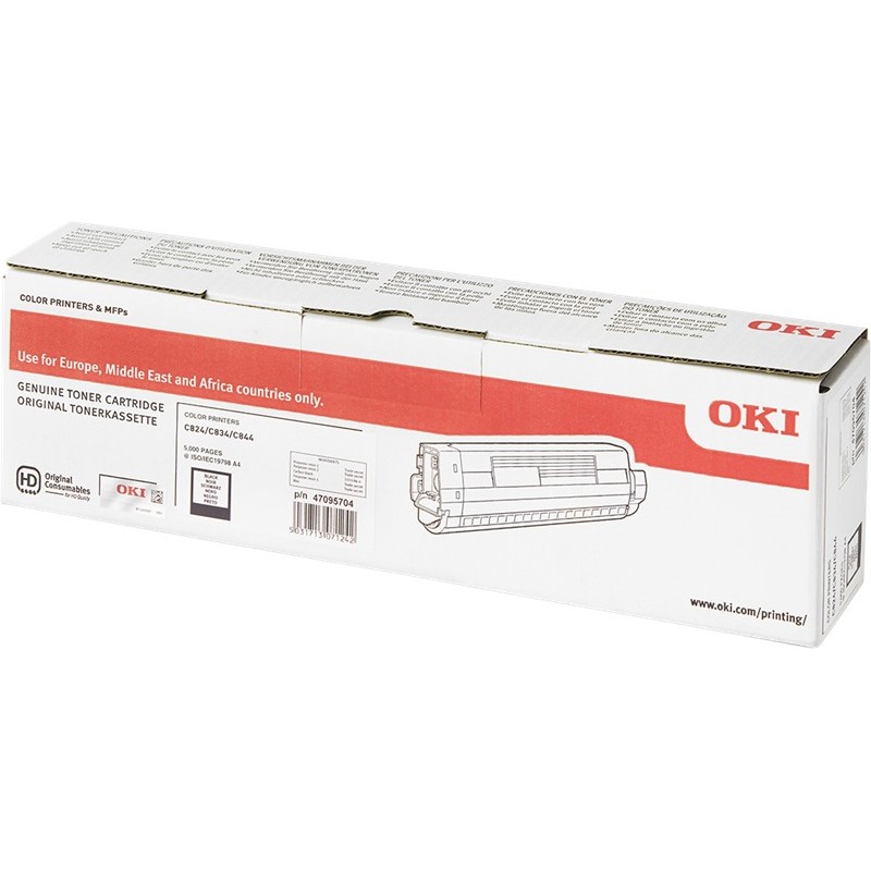 OKI toner 47095704 noir OKI toner 47095704 noir